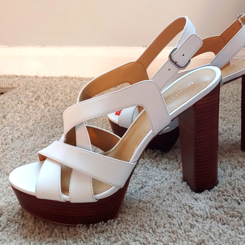Michael Kors Audrina platform heels size 9.5